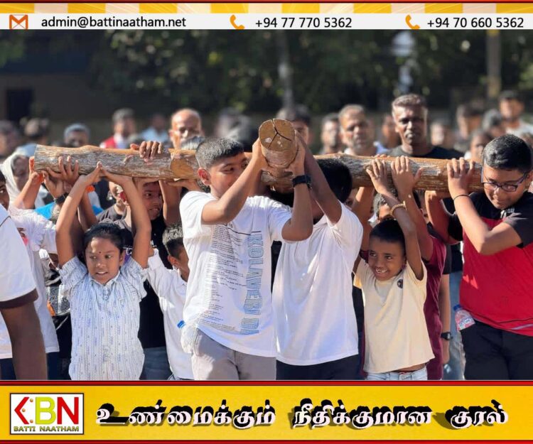 கல்லடியில் பக்திப் பெருக்குடன் நடைபெற்ற டச்பார் புனித இஞ்ஞாசியார் ஆலய சிலுவைப்பாதை