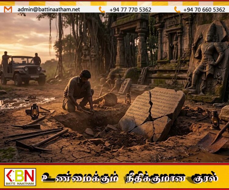 மட்டக்களப்பில் உயிர்பலி கொடுத்து புதையல் தோண்ட முயற்சி; பின்னணியில் சோழர் காலத்து வரலாற்றை அழிக்கும் சதி