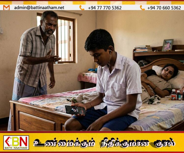 டிக் டொக்கில் மூழ்கிக்கிடந்த தனது 13 வயது மகனுக்கு இரும்புக்கம்பியால் சூடுவைத்த தந்தை