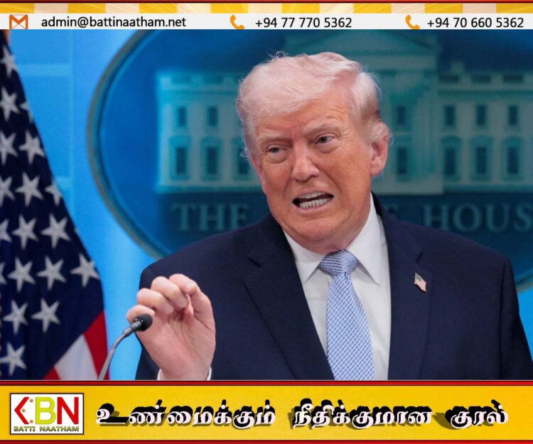 பேச்சுவார்த்தை நடத்துவதற்காக மட்டுமே ஈரான் தலைவர்கள் இன்று உயிருடன் இருக்கிறார்கள்; ட்ரம்ப்
