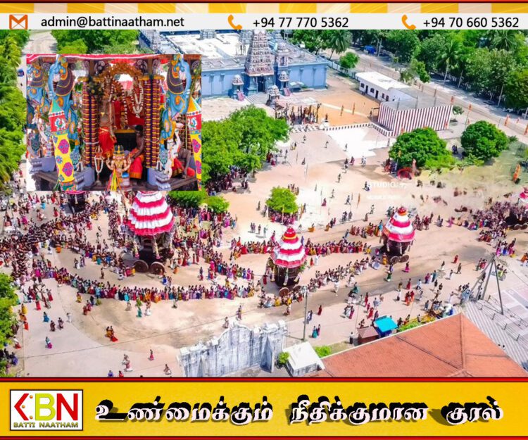 மன்னாரில் சிறப்பாக நடைபெற்ற திருக்கேதீஸ்வரர் தேர்த்திருவிழா!