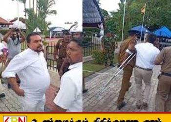 கொழும்பில் பதற்றம்; முன்னாள் அமைச்சர் விமல் மற்றும் பொலிஸாருக்கு இடையில் கடும் மோதல்!