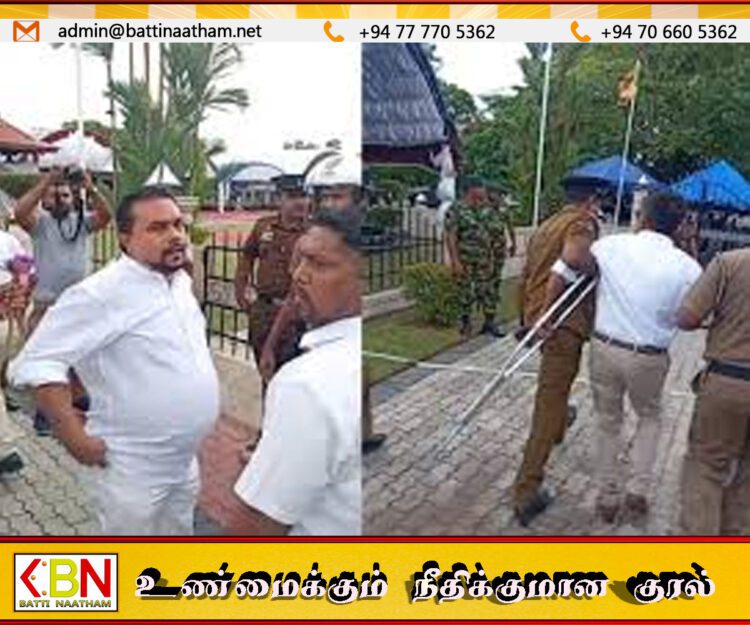 கொழும்பில் பதற்றம்; முன்னாள் அமைச்சர் விமல் மற்றும் பொலிஸாருக்கு இடையில் கடும் மோதல்!