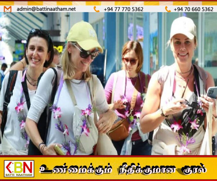 நாட்டிற்கு வருகை தந்த சுற்றுலாப் பயணிகள் எண்ணிக்கை 10 இலட்சத்தை கடந்தது!