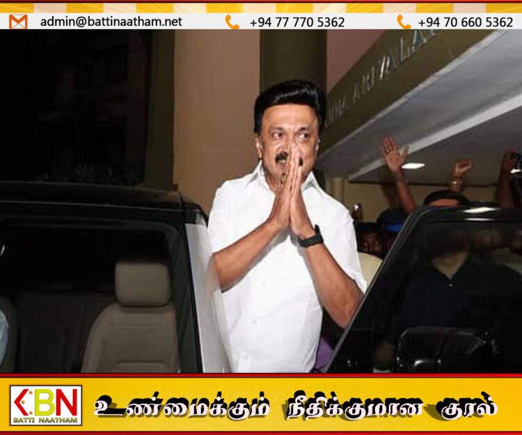 முதலமைச்சர் பதவியை இராஜிநாமா செய்தார் மு.க. ஸ்டாலின்