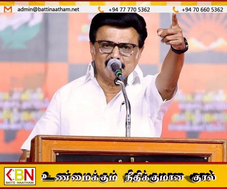 உழைப்புக்கான பலன் எதிர்வரும் 4 ஆம் திகதி கிடைக்கும்; முதல்வர் ஸ்டாலின்