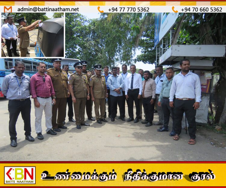 மட்டக்களப்பில் போதைப்பொருளுக்கு எதிராக ஸ்டிக்கர்கள் ஒட்டி விழிப்புணர்வு!