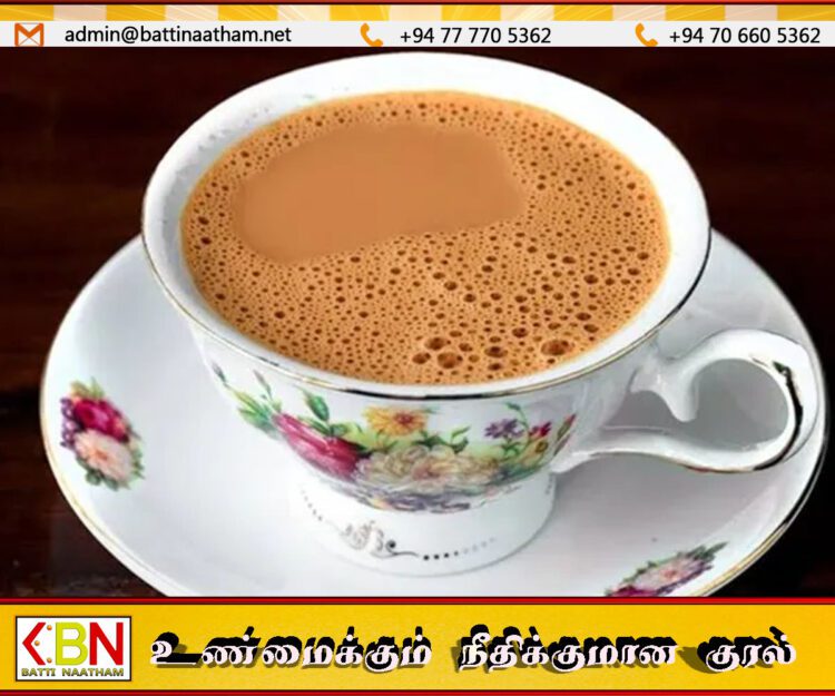 இன்று நள்ளிரவு முதல் ஒரு கோப்பை பால் தேநீரின் விலை 5 ரூபாவினால் அதிகரிப்பு!
