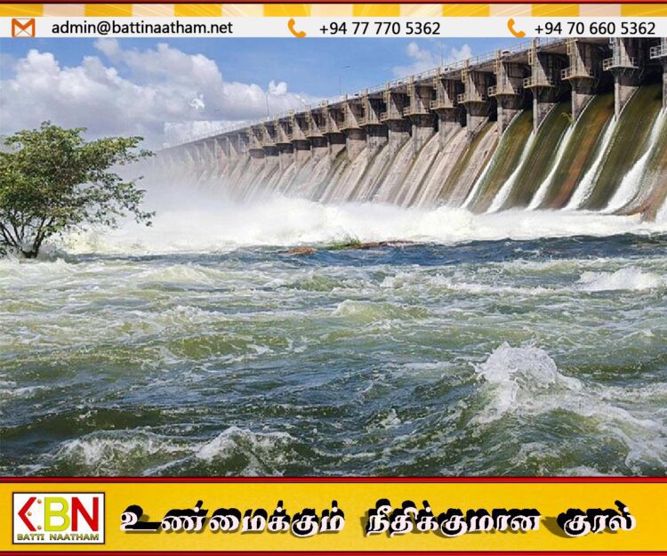 16 பிரதான நீர்த்தேக்கங்களின் வான்கதவுகள் திறக்கப்பட்டது