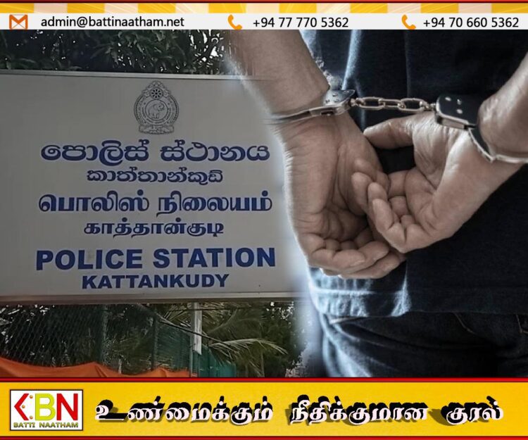 பொலிசாரால் வழங்கப்படும் தற்காலிக அனுமதி பத்திரத்தை போலியாக தயாரித்த பொலிஸ் உத்தியோகத்தர் காத்தான்குடியில் கைது