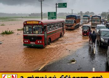 புத்தளம் – கொழும்பு பிரதான வீதி வெள்ளத்தில் மூழ்கியது; சாரதிகளுக்கு அவசர எச்சரிக்கை!