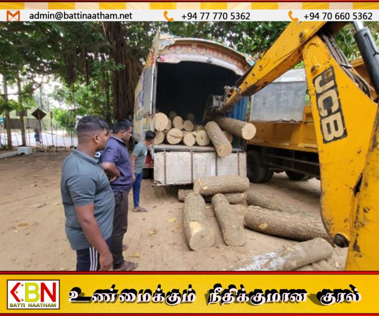 யாழில் அனுமதிப்பத்திரமின்றி முதிரைமரக்குற்றிகளை ஏற்றிச்சென்ற ஒருவர் கைது!