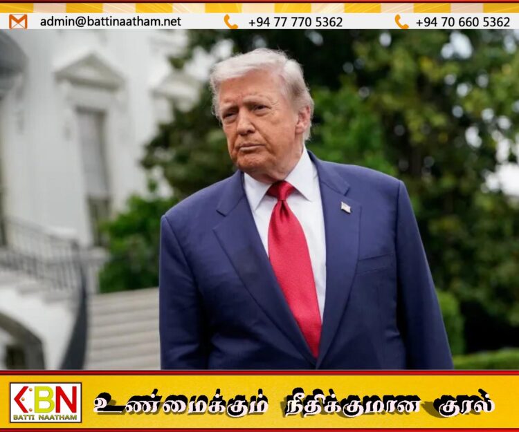 ஈரானால் எனது பொறுமையின் எல்லை எட்டிவிட்டது; டொனால்ட் ட்ரம்ப்