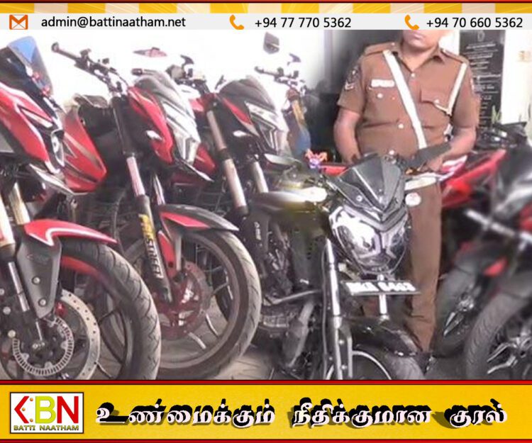 மோட்டார் சைக்கிள் சாகசங்களில் ஈடுபட்ட 22 இளைஞர்கள் கைது!