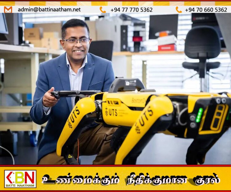 பார்வையற்றோருக்காக செயற்கை நுண்ணறிவு ரோபோ வழிகாட்டி நாயை உருவாக்கும் இலங்கை விஞ்ஞானி!