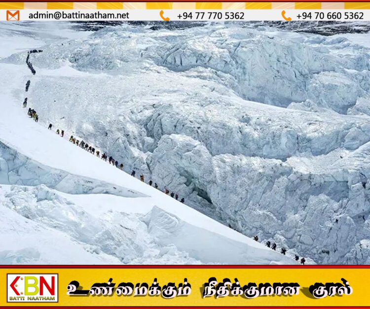 ஒரே நாளில் 274 பேர் எவரெஸ்ட் சிகரத்தை அடைந்து உலக சாதனை