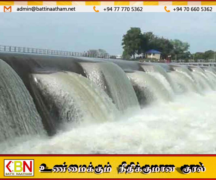 கடும் மழையால் 12 பிரதான மற்றும் 6 நடுத்தர நீர்த்தேக்கங்கள் வான்பாய்வு; தாழ்நில மக்களுக்கு அவதான எச்சரிக்கை