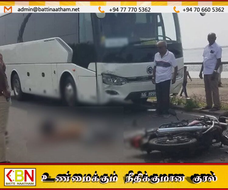 யாழ்ப்பாணத்தில் கோர விபத்து; பேருந்துடன் மோட்டார் சைக்கிள் மோதியதில் 21 வயது இளைஞர் பலி!