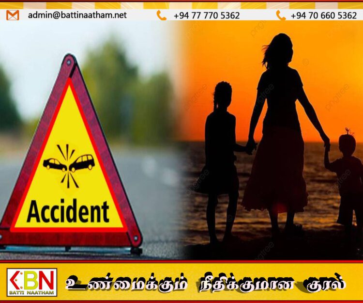 கல்கமுவையில் கோர விபத்து; இரண்டு பிள்ளைகளின் தாய் பரிதாப பலி!