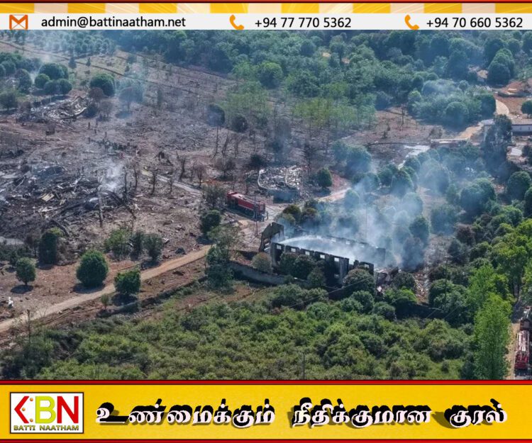 சீனாவில் பட்டாசு தொழிற்சாலையில் வெடி விபத்து; உயிரிழந்தவர்களின் எண்ணிக்கை அதிகரிப்பு!