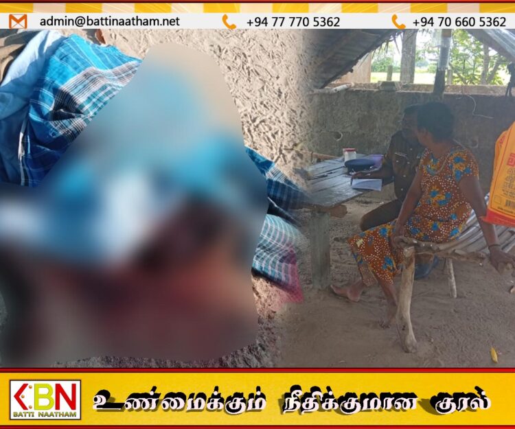 மட்டு பாவற்கொடிச்சேனையில் கூரிய ஆயுதத்தால் தாக்கப்பட்டு ஒருவர் கொலை