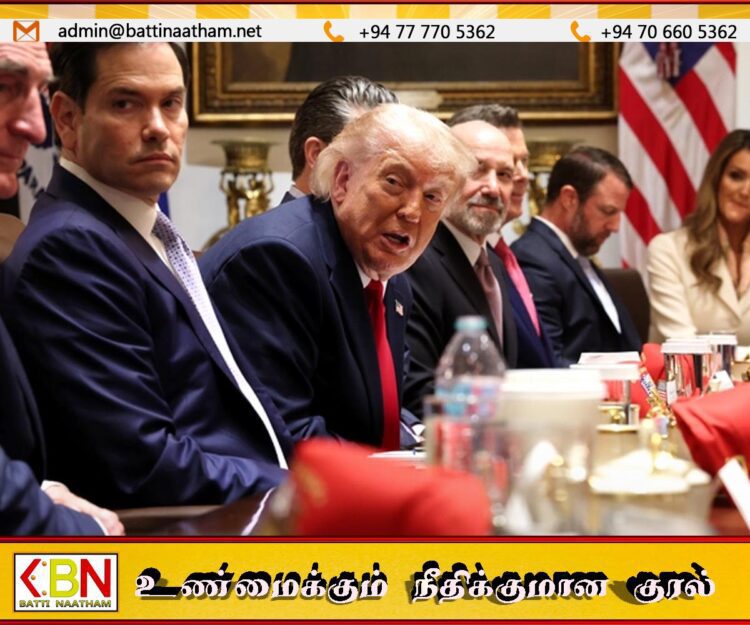 ஓமானுக்கு எதிரான இராணுவ நடவடிக்கை; அச்சுறுத்தும் டிரம்ப்