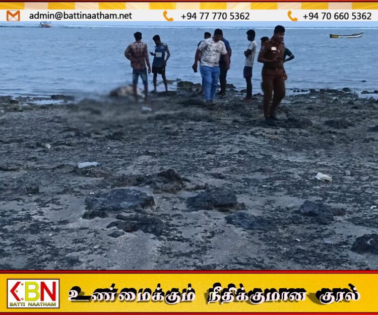 புங்குடுதீவு கடலில் கரையொதுங்கியுள்ள சடலம்