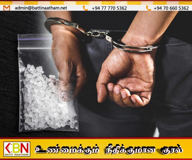 அம்பாறையில் ஐஸ் போதைப்பொருளுடன் முன்னாள் பொலிஸ் உத்தியோகத்தர் கைது!