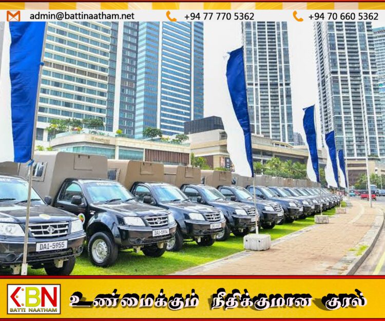 300 மில்லியன் ரூபாய் செலவில் 134 கெப் வண்டிகள் வழங்கி வைப்பு; உதவி கரம் நீட்டிய இந்தியா