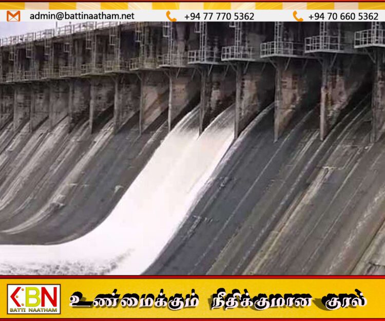 21 பிரதான குளங்கள் வான்பாய்வு; மக்கள் அவதானம்!