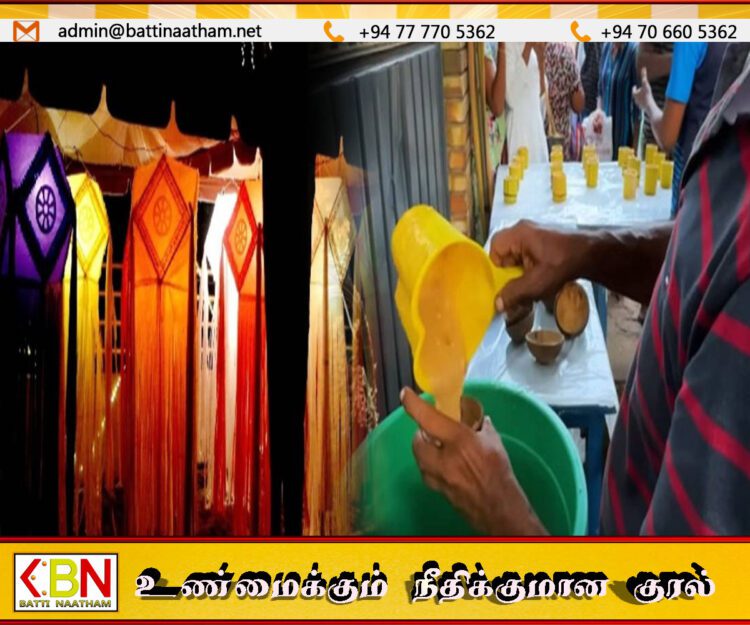 குளிர்பானங்களுக்கு பதிலாக தேநீர்; வெசாக் தன்சல் ஏற்பாட்டாளர்களுக்குச் சுகாதார அமைச்சு அவசர அறிவிப்பு!