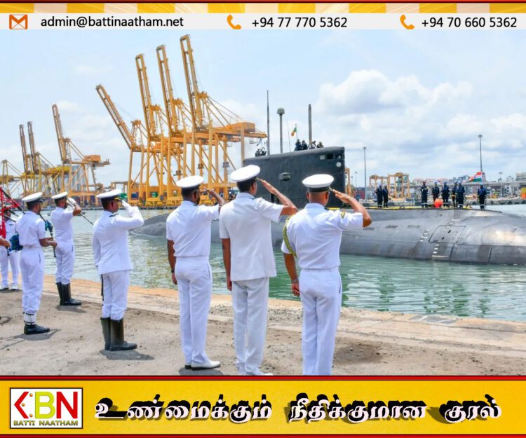 இலங்கை வந்தடைந்தது இந்திய நீர்மூழ்கிக் கப்பல் ‘INS SINDHUKESARI’!