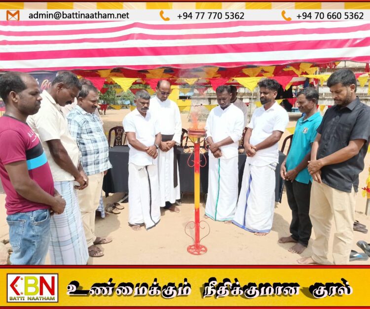 தாயக செயலணியின் ஏற்பாட்டில் முள்ளிவாய்க்கால் கஞ்சி வழங்கும் நிகழ்வு