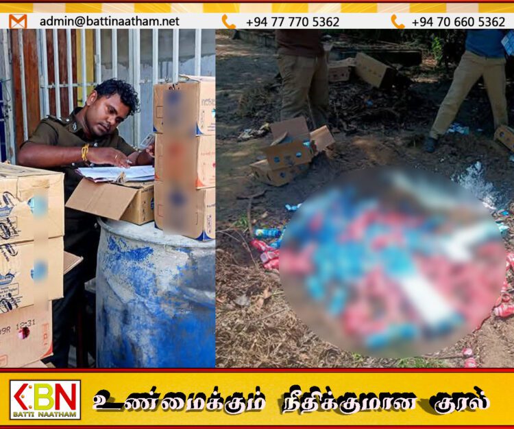களுவாஞ்சிக்குடியில் பழுதடைந்த ஜோக்கெட்களை விற்பனை செய்யவந்த விற்பனையாளர் மீது நடவடிக்கை