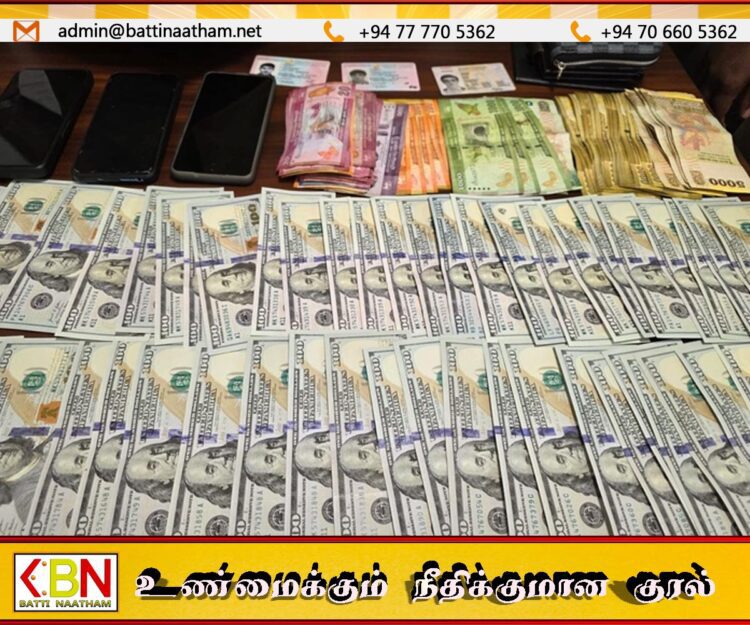 போலி அமெரிக்க டொலர்களுடன் இலங்கைக்கு சுற்றுலா வந்தவர்கள் கைது