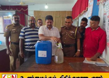 மட்டு சுவிஸ் கிராமப் பகுதியில் கசிப்பு வியாபாரத்தில் ஈடுபட்டவர் கைது