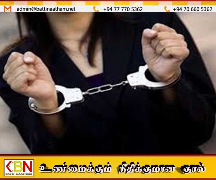 பல்பொருள் அங்காடியில் மடிக்கணினி திருடிய பெண் ஊழியர் கைது