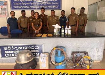 யாழில் நீண்டகால கசிப்பு வியாபாரியான பெண் உட்பட இருவர் கைது
