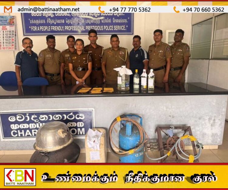 யாழில் நீண்டகால கசிப்பு வியாபாரியான பெண் உட்பட இருவர் கைது