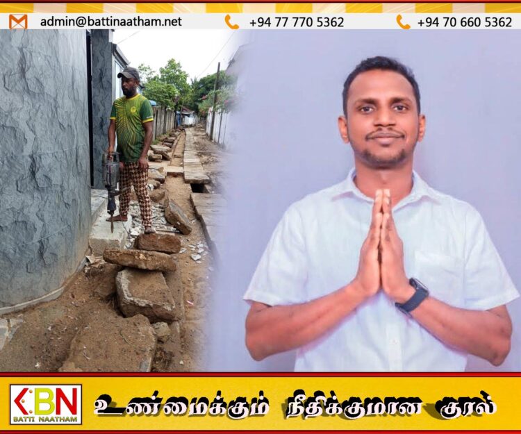 வாழைச்சேனையில் வீதியை ஆக்கிரமித்த சட்டவிரோத கட்டுமானங்கள் அகற்றப்பட்டது