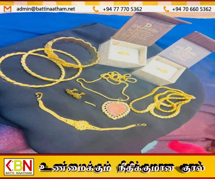 மேசன் பாஸ் தலைமையிலான குழுவினரால் 30 பவுண் தங்க நகைகள் மற்றும் பணம் கொள்ளை