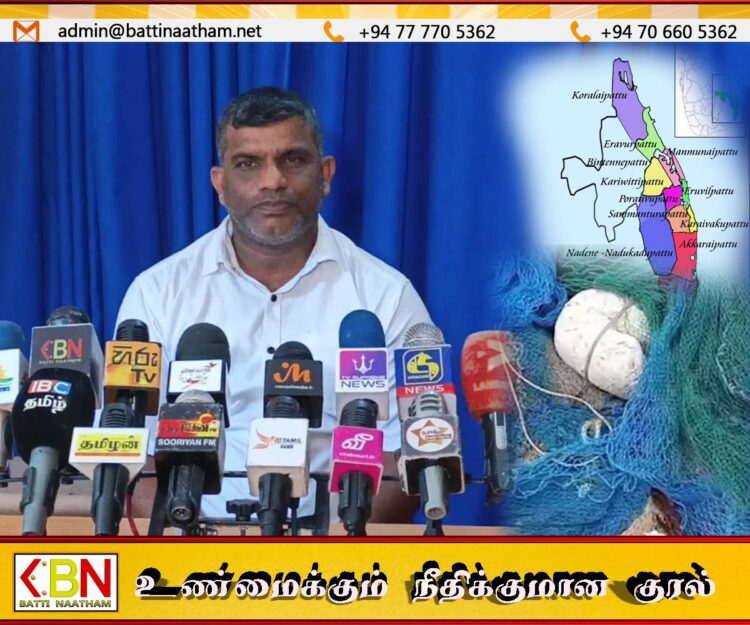 மட்டக்களப்பில் 47 சட்டவிரோத சுருக்குவலைகள்; நடவடிக்கை எடுக்க கோரும் அந்தனிசில் ராஜ்குமார்