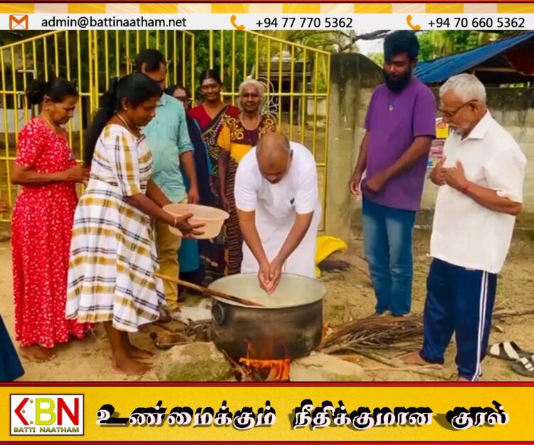 திருக்கோவிலில் தமிழ்த் தேசிய மக்கள் முன்னணியின் ஏற்பாட்டில் முள்ளிவாய்க்கால் கஞ்சி வழங்கும் நிகழ்வு
