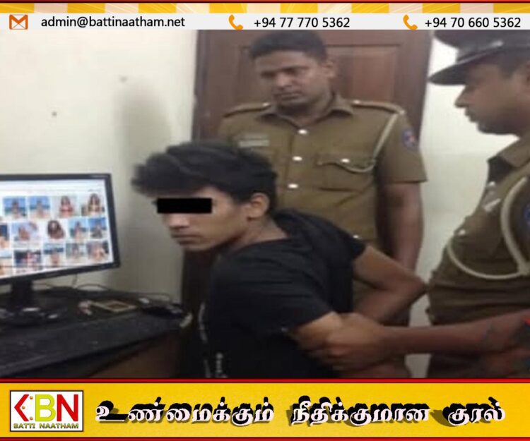 700 இளம் பெண்களின் தொலைபேசி இலக்கங்கள்; மோசடி மற்றும் மிரட்டல்கள் செய்யும் 24 வயது இளைஞன் கைது