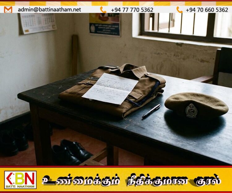 மன அழுத்ததால் கடிதம் எழுதி வைத்துவிட்டு மாயமான பொலிஸ் உத்தியோகத்தர்