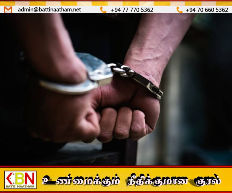 மட்டக்களப்பில் 24 வயது மகளிடம் ஆபாசமாக பேசியதாகக் குற்றச்சாட்டு; 60 வயது தந்தை கைது