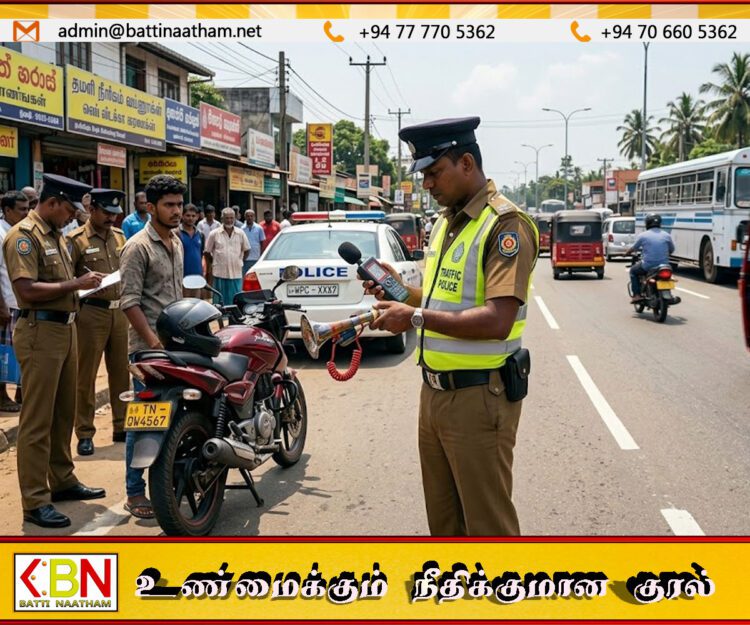 அதிக சத்தத்தை எழுப்பும் மோட்டார் சைக்கிள் ஓட்டுநர்கள் மீது நடவடிக்கை