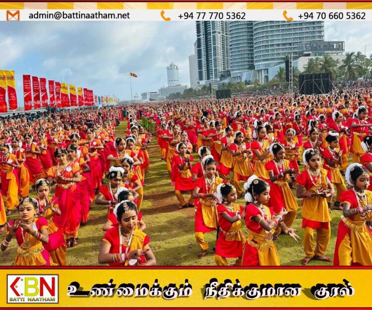 கொழும்பில் 5,000 பரதநாட்டிய கலைஞர்களால் நிகழ்த்தப்பட்ட கின்னஸ் உலக சாதனை