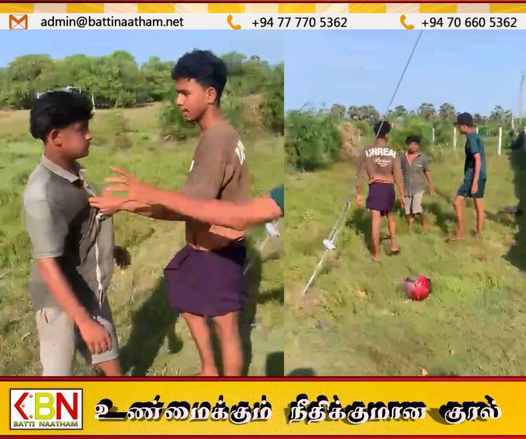 ஏறாவூரில் நடந்ததாக கூறப்படும் சம்பவம்!; ஒரு சிறுவன் கைது செய்யப்பட்டுள்ளான்!