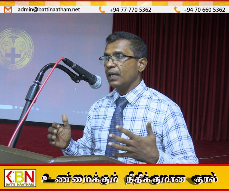 புகைத்தலே தொற்றாநோய்கள் அதிகரிப்பதற்கான பிரதான காரணம்; வைத்திய அதிகாரி ருதேசன்!